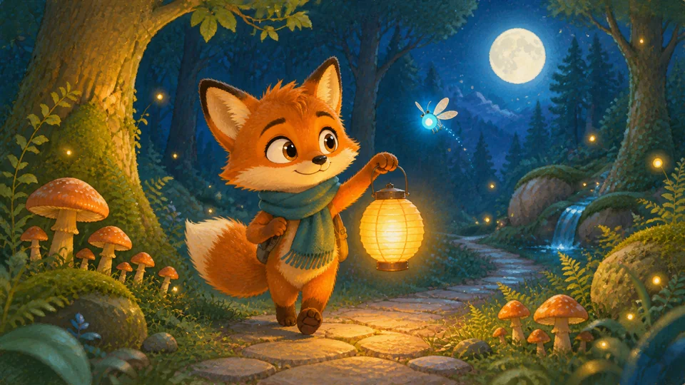 2D Storybook cartoon style example