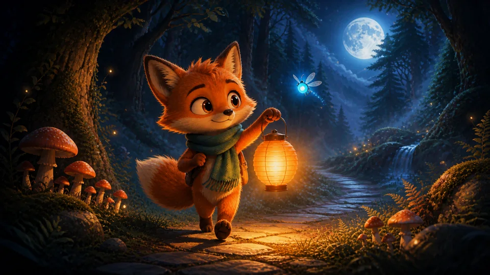 Cinematic cartoon style example