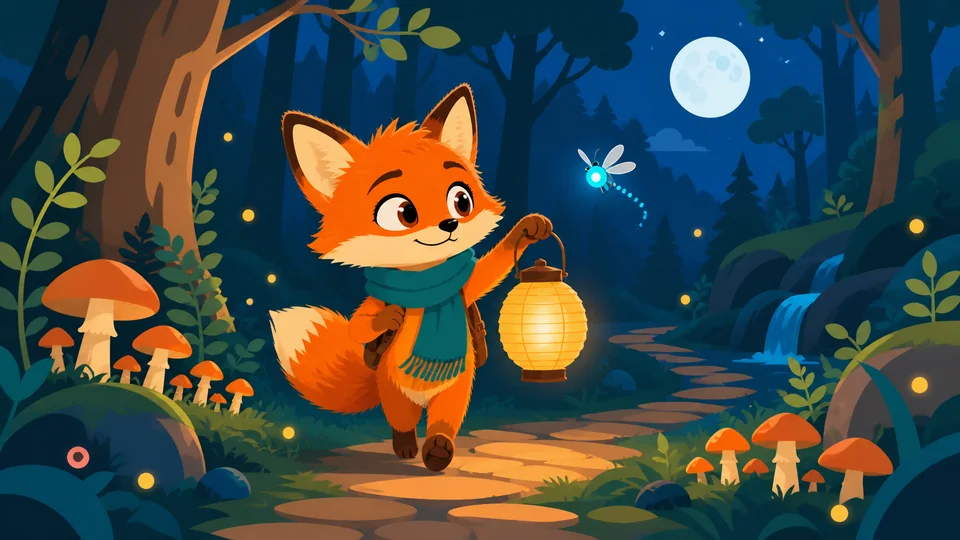 Flat Illustration cartoon style example